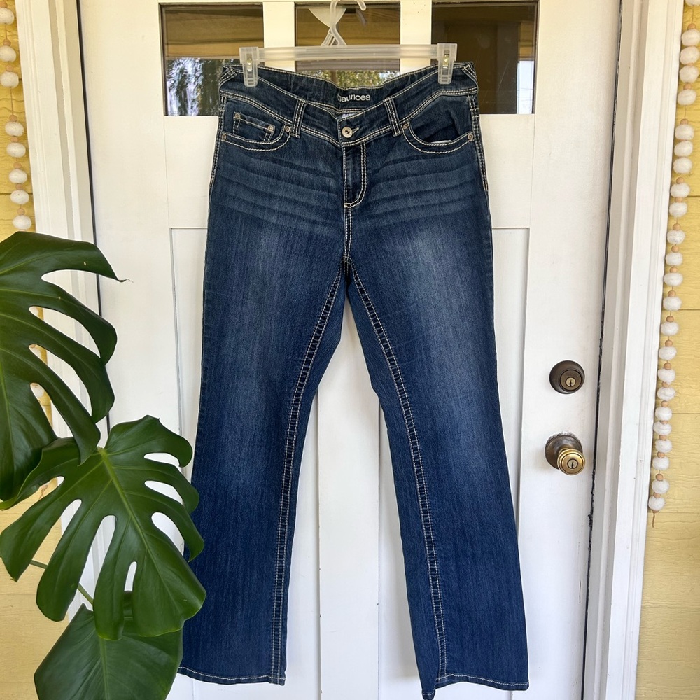 Maurices Dark Blue Boot Cut Jeans